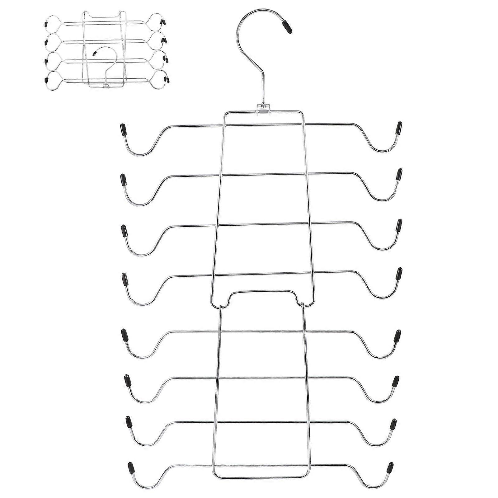 Bra Storage Organizer Iron Closet Hanger for Clothes 3Pcs Multi-Layer Design