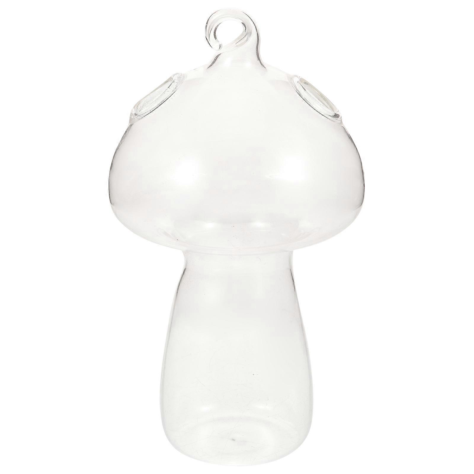 Mushroom Vase Hanging Mushroom Glass Vase for Home Use 2Pcs Set