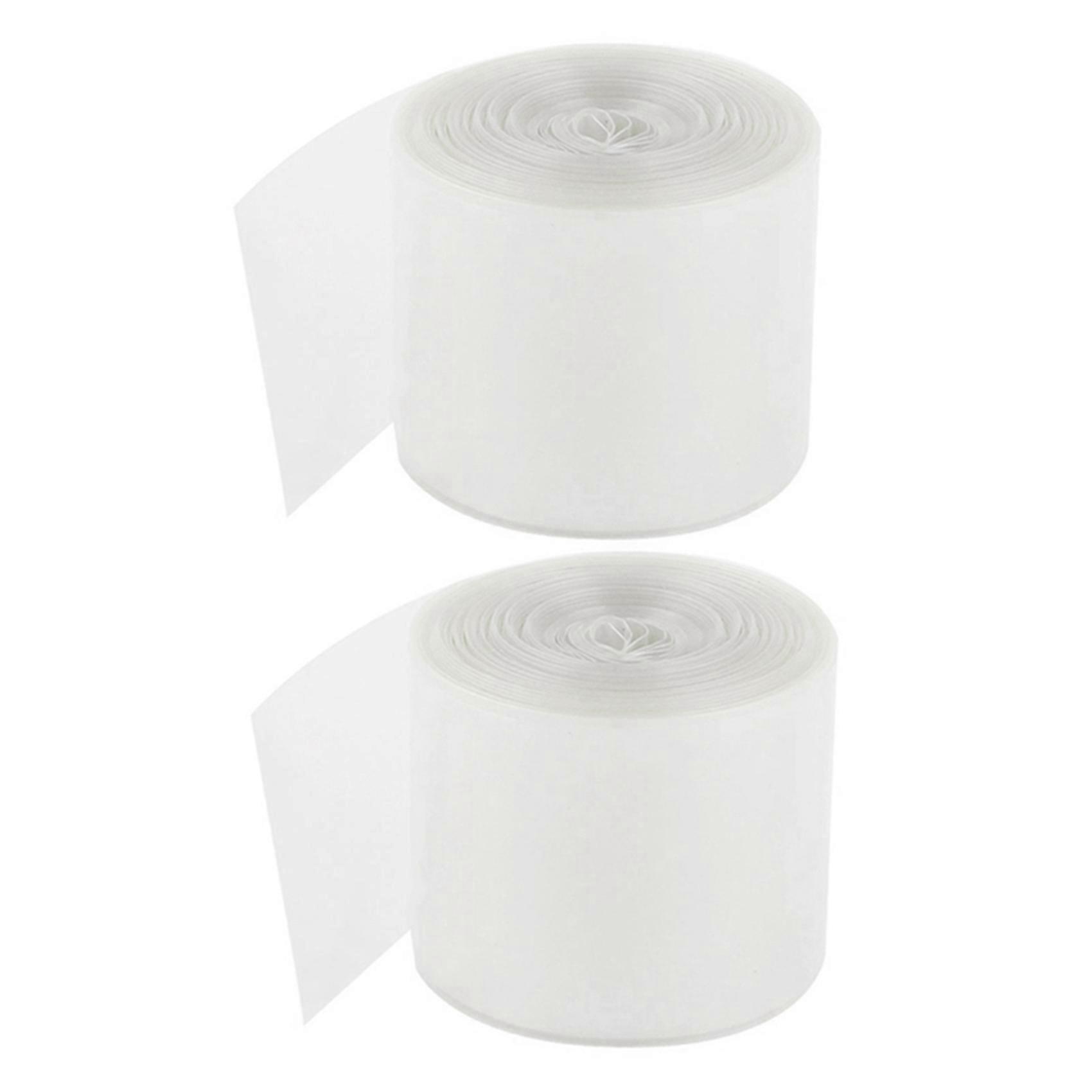 2X Pvc Heat Shrink Tubing Tube 70mm for 4 x 18650 Shrink Film 5M Clear