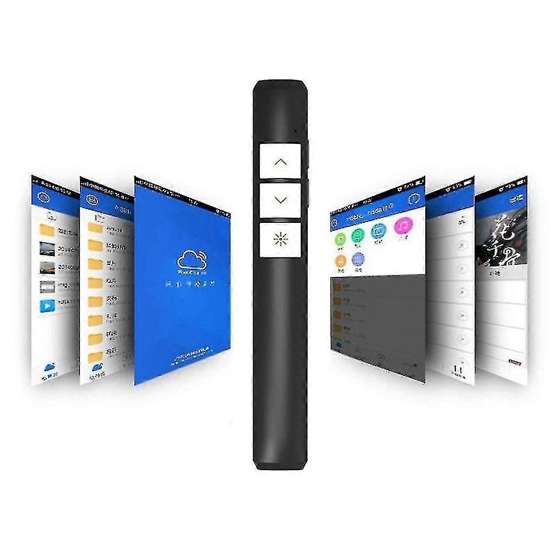 Convenient Multimedia Wireless Laser Presenter Usb Remote Demounter