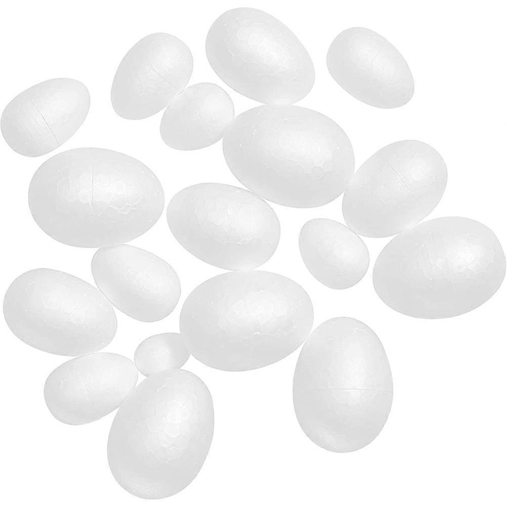 50pcs DIY Egg Shape Foams Models DIY Painting Models Egg Shape Foams Model