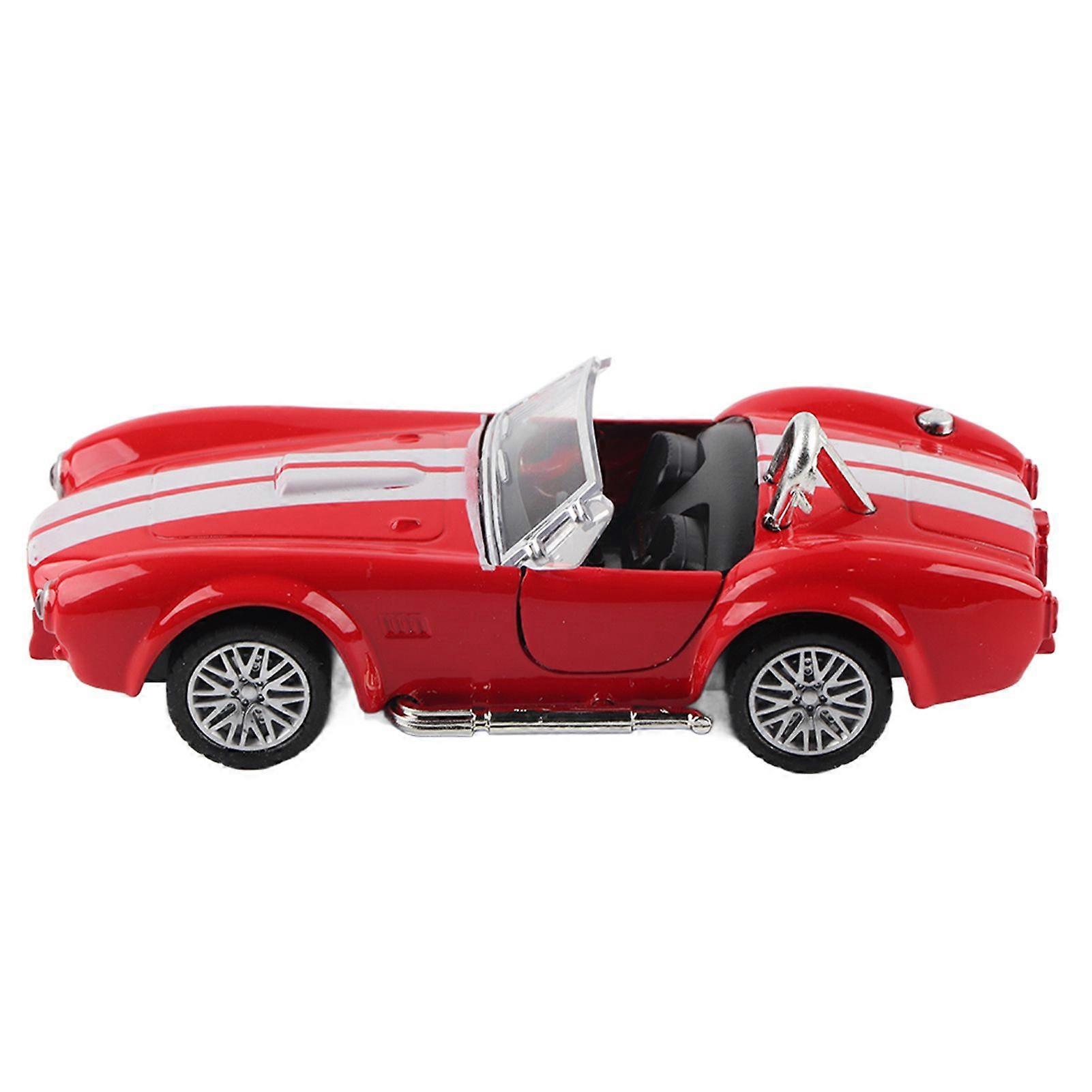 1:32 Retro Simulation Alloy Car Model Vehicle Toy With Sound Light for Children Playing Decor
