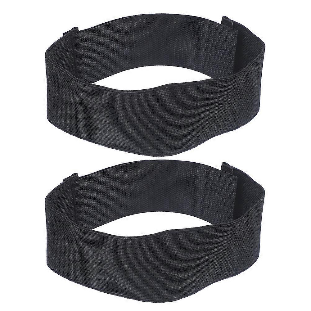 Adjustable Hockey Shin Guard Straps Elastic Sports Gear for Men 4Pcs