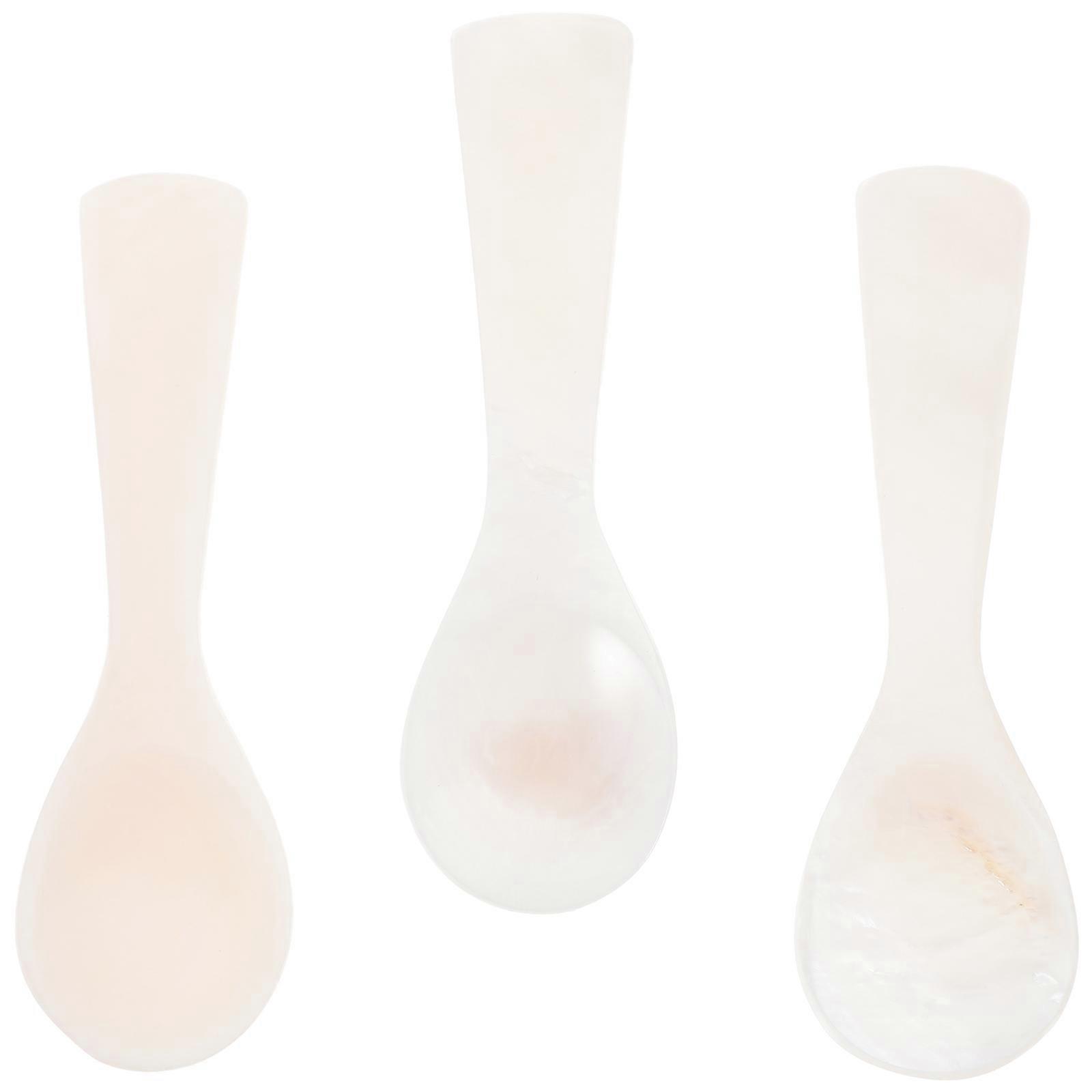 Shell Spoon 9 Pcs Oval Shape Caviar Spoon Beverage Use Light Material Mouth Safe Quality