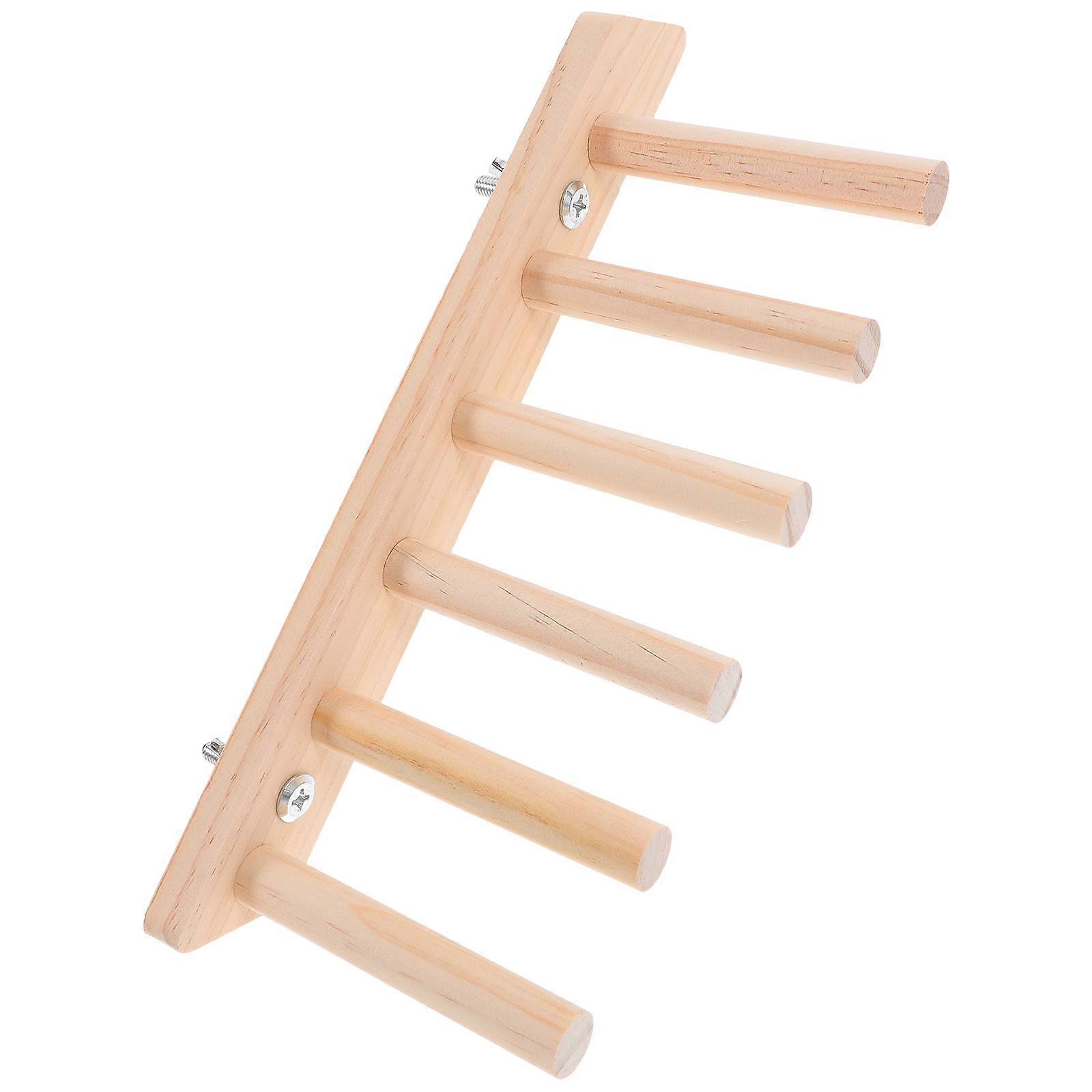 Wooden Cat Ladder Wall Mounted Climbing Steps with 3Pcs for Home