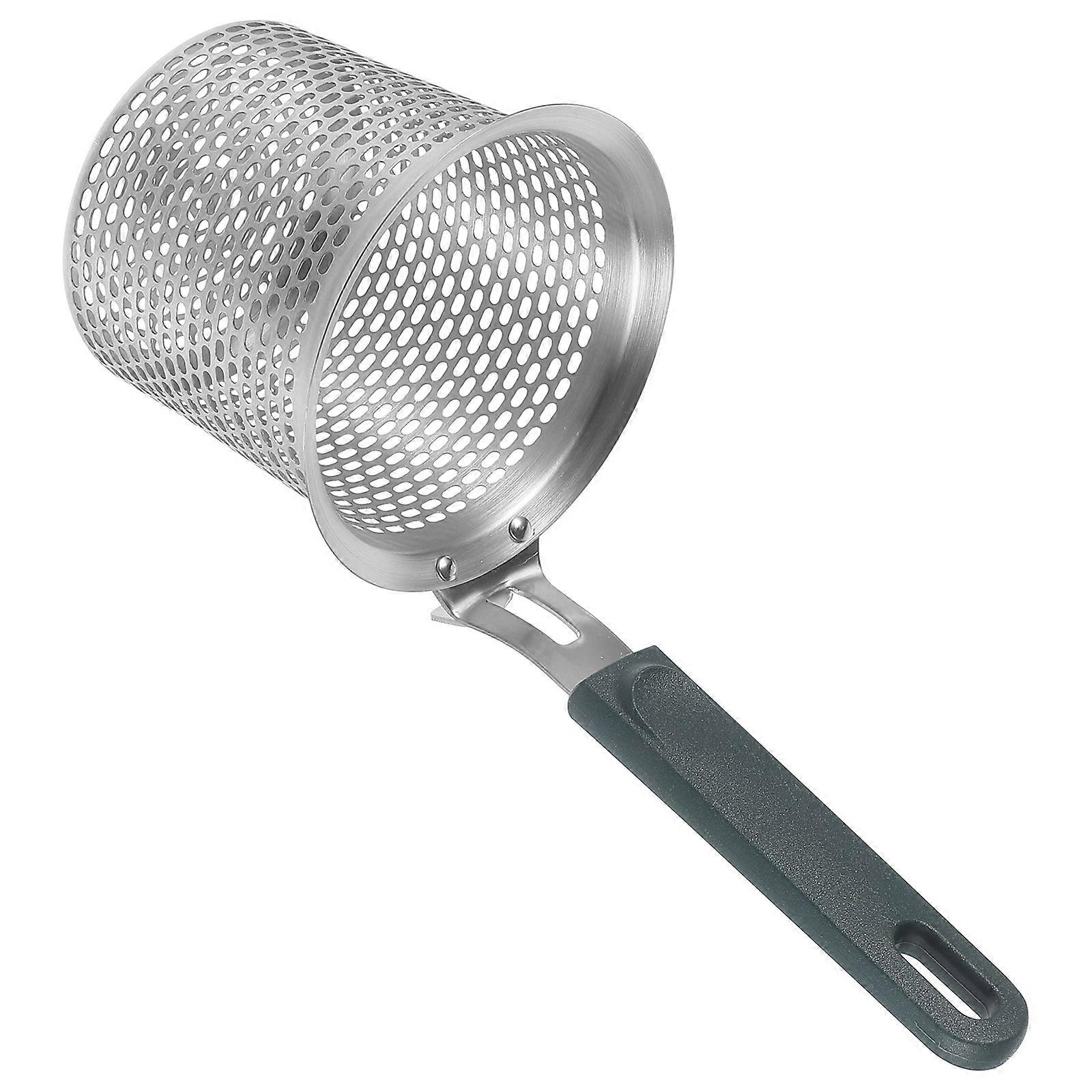 Noodle Strainer Stainless Steel Basket Spoon for Kitchen Use 5Pcs Pack