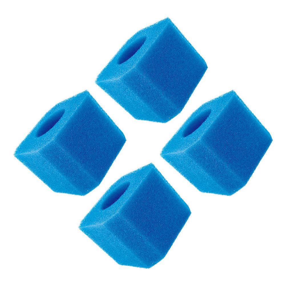 Indoor Pool Filter Sponge for Pool Water Filtering 8Pcs Blue Sponge