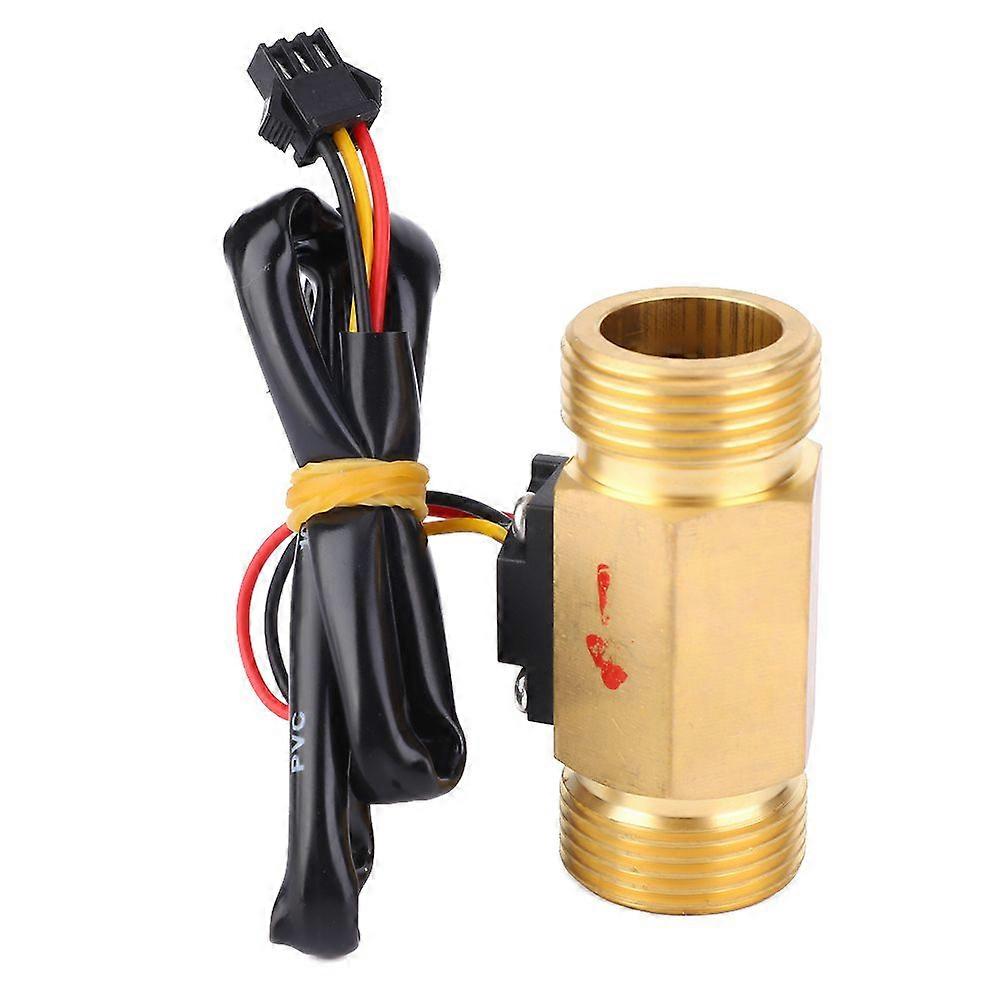 High quality  6-point liquid flow sensor Hall flow meter length 60mm double