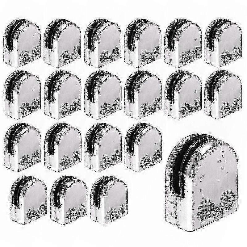 20st RVS Glashouder Glasklem - JA