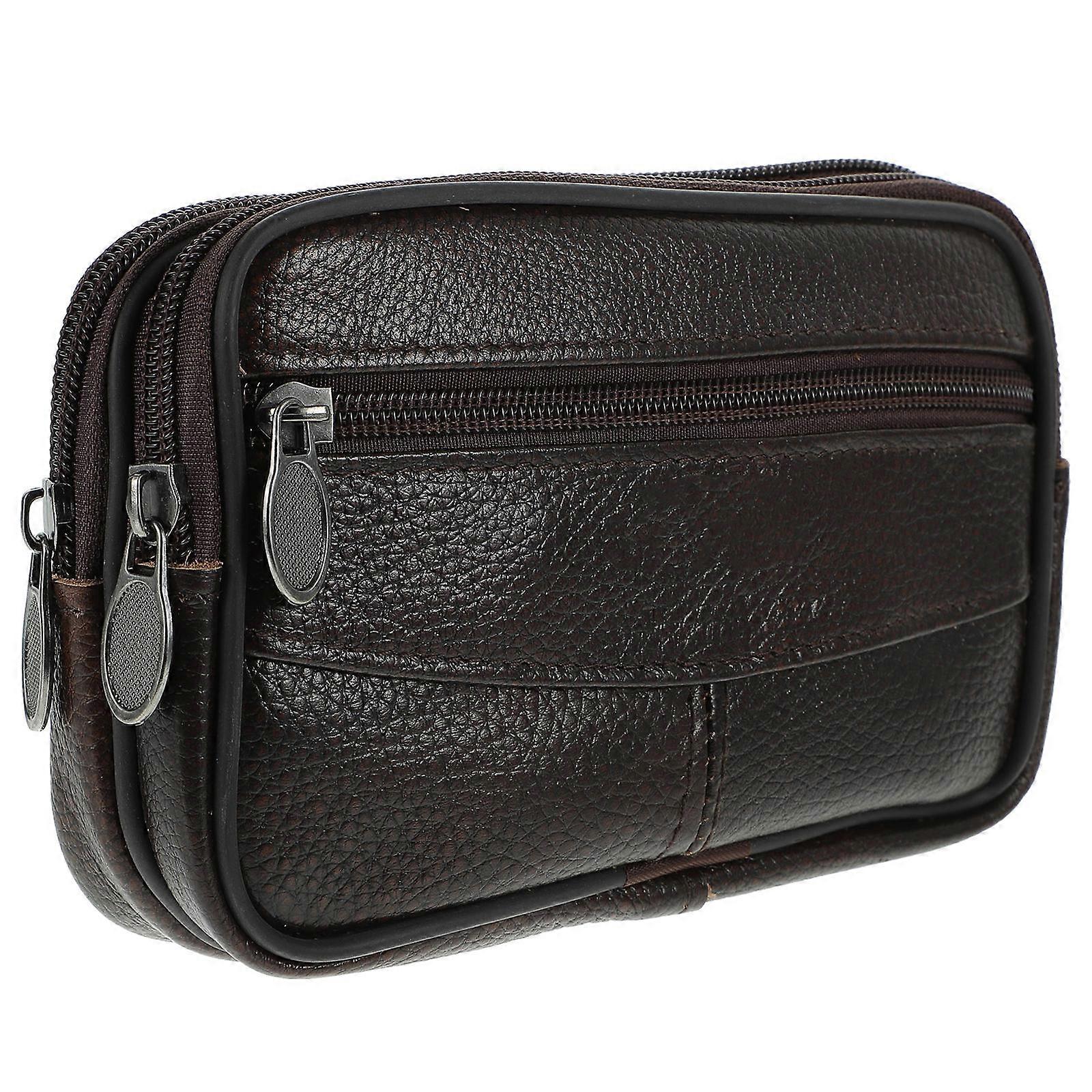 Phone Bag Tactical PU Waist Pouch for Storage Use Lightweight