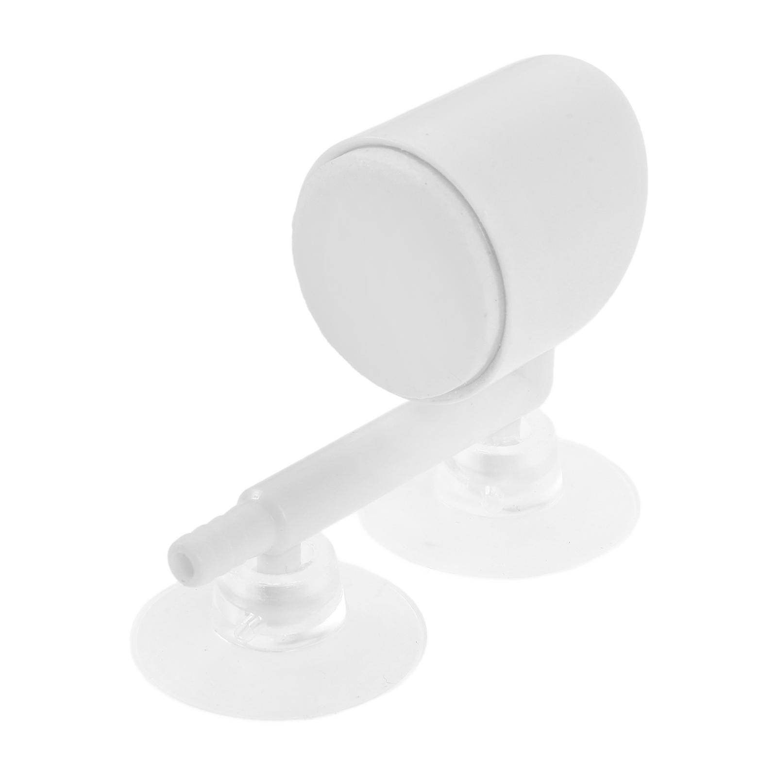 Oxygen Diffuser For Aquarium Plants 6.50X5.50X2.80CM White Plastic Round Disc Labor-saving Installation 1Pcs