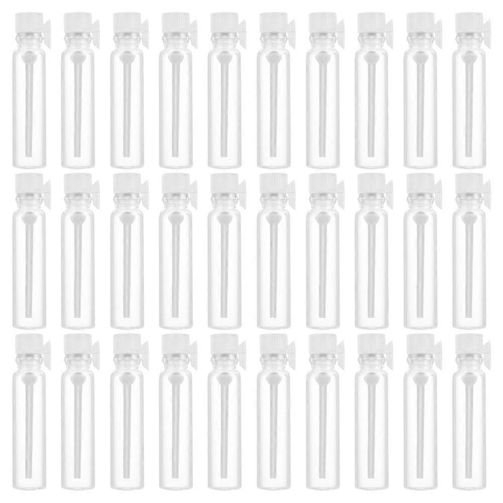 Mini Perfume Bottles for Storage 200Pcs 2ml Transparent Glass Small Bottles