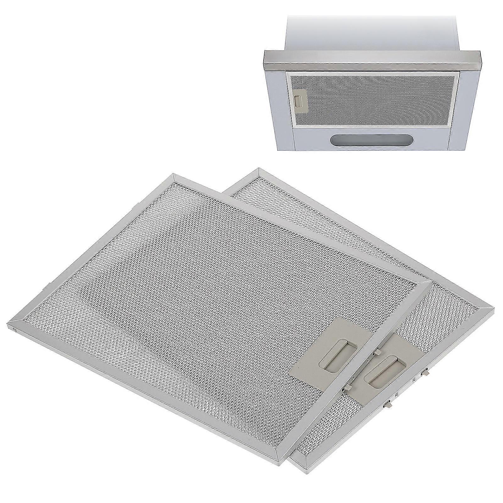 Kitchen Vent Filter Range Hood Grease Pcs Rectangular Aluminium Washable Designed For Household Use