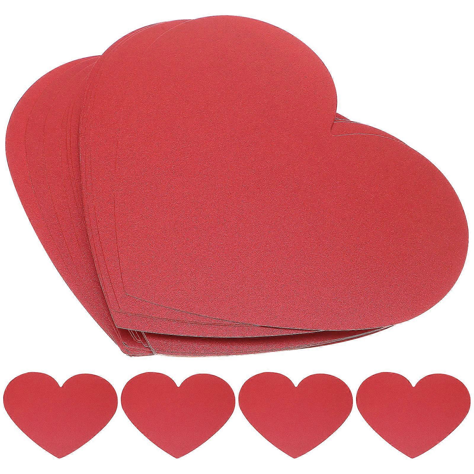 Heart Shaped Valentine for Decoration 200Pcs Red