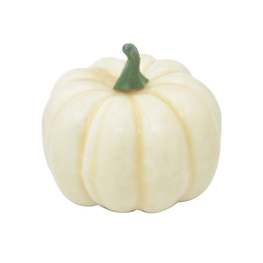 Halloween Pumpkin Simulation Pumpkin Decor for Decoration 12Pcs White