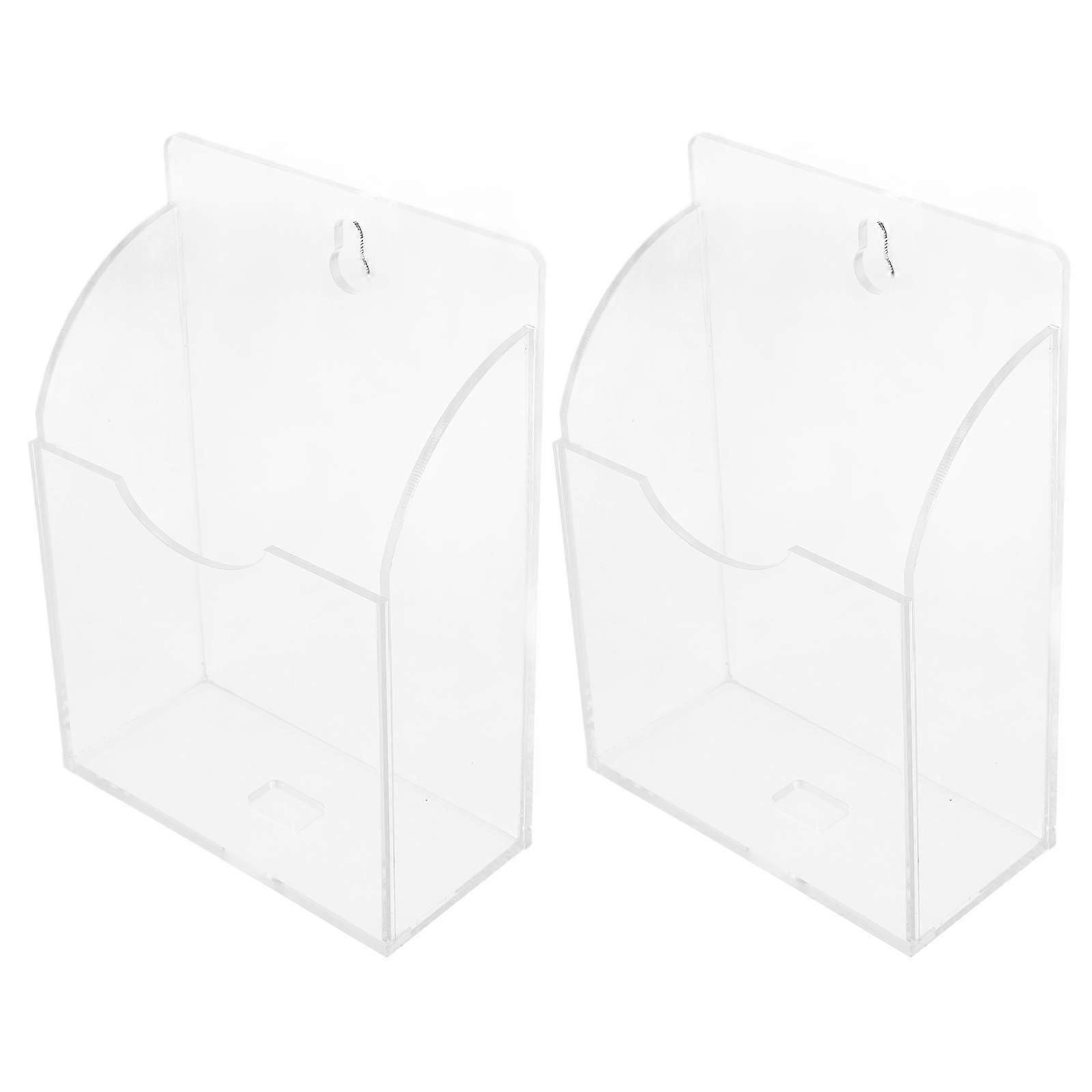 Ice Maker Spoon Spatula Holder Acrylic Storage Organizer 6Pcs