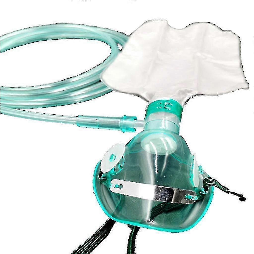 Non-rebreathing Oxygen Mask With High-flow Soft Oxygen Cannula Reservoir Bag