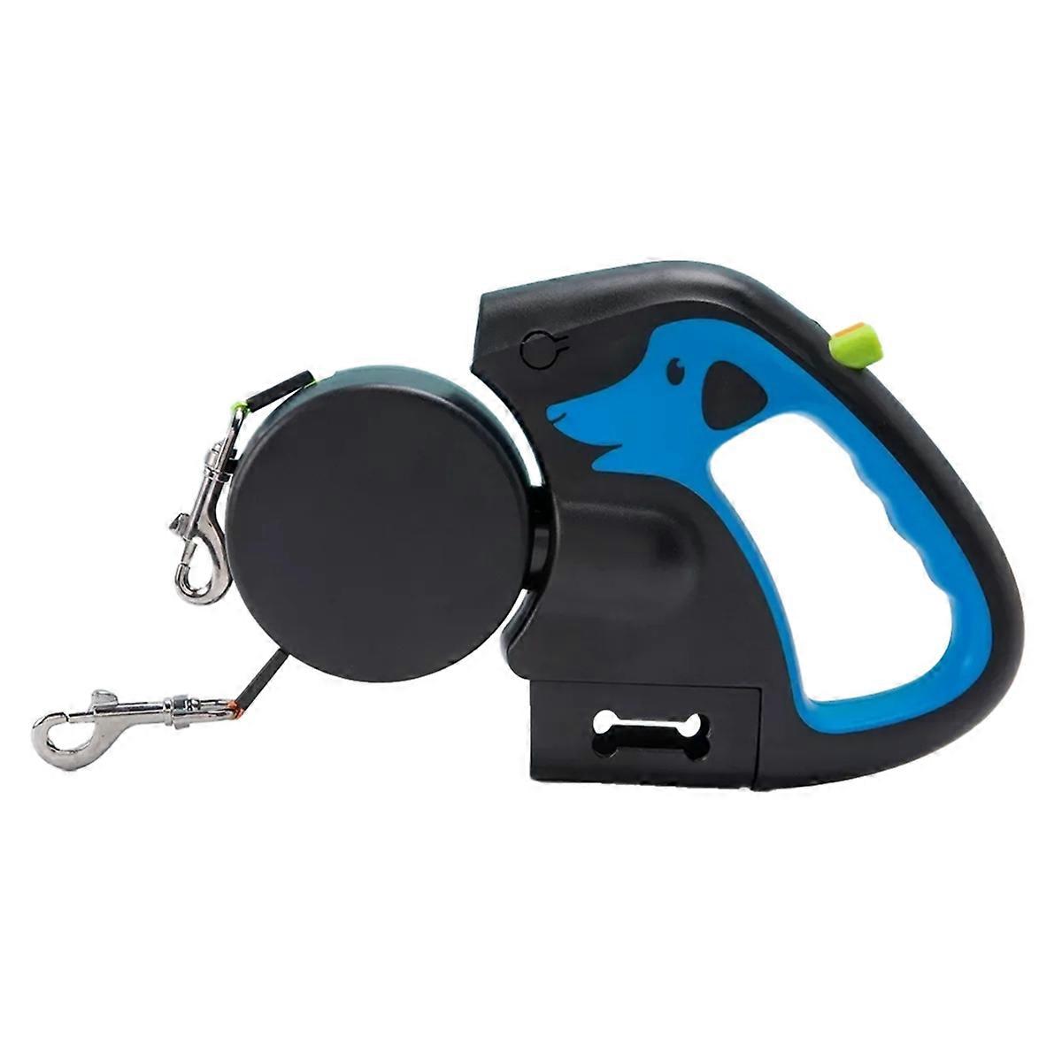 Rotating Pet Leash for 2 Dogs Adjustable Double Rope Leashes