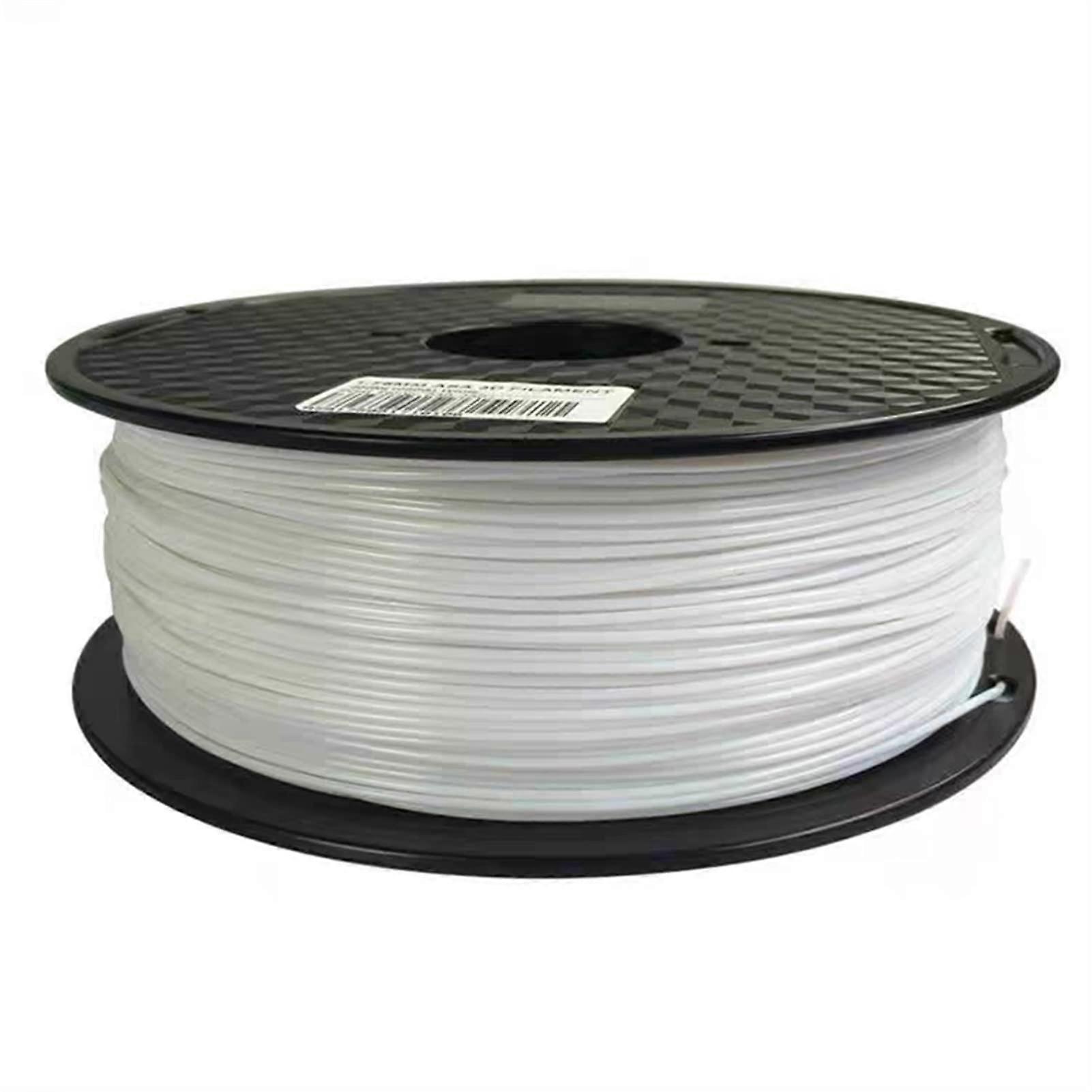 3D Printer Filament Transparent PLA White 1.75mm 1kg Spool Strength Material