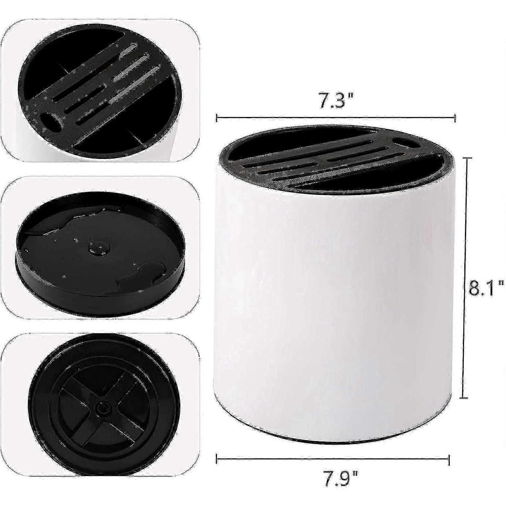 Knife Block Holder, Compatible With Countertop, Multi-function Organizer -