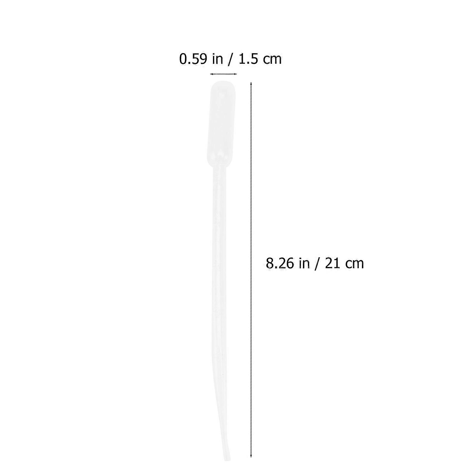 Fish Feeding Tools Plastic Dropper for Feeding 100Pcs Transparent Pipettes