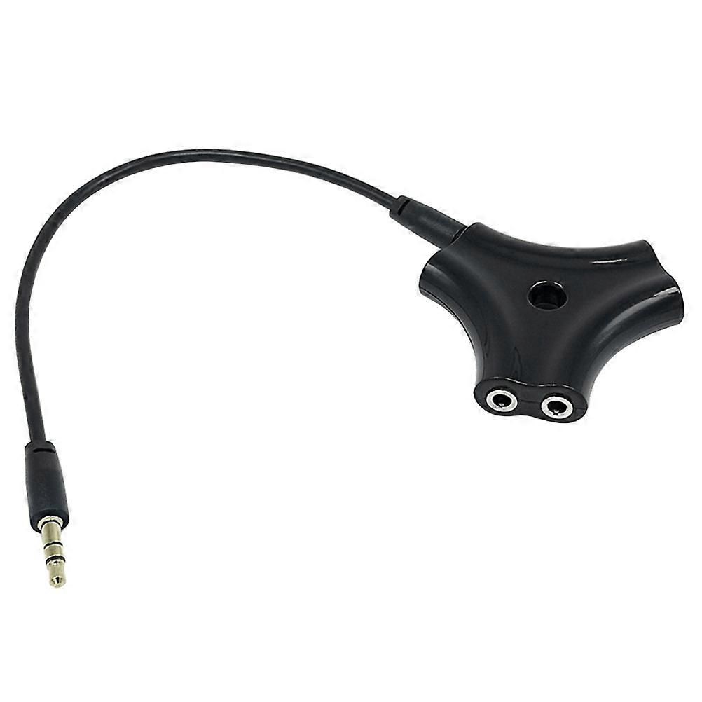 Earphone Splitter Adapter Practical 3.5mm Audio Signal Splitter with 3Pcs 1 to 5