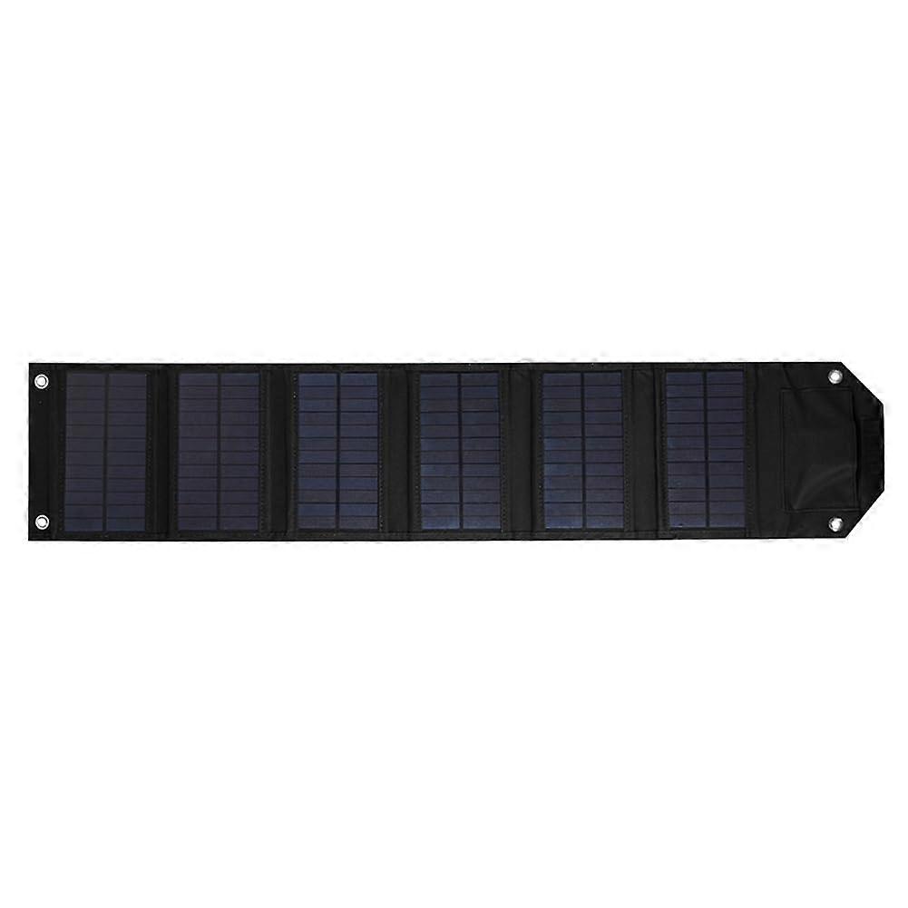 Solar Panel 6Fold 12W Foldable Portable Solar Panel Charger USB 5V DC Output For Mobile Power