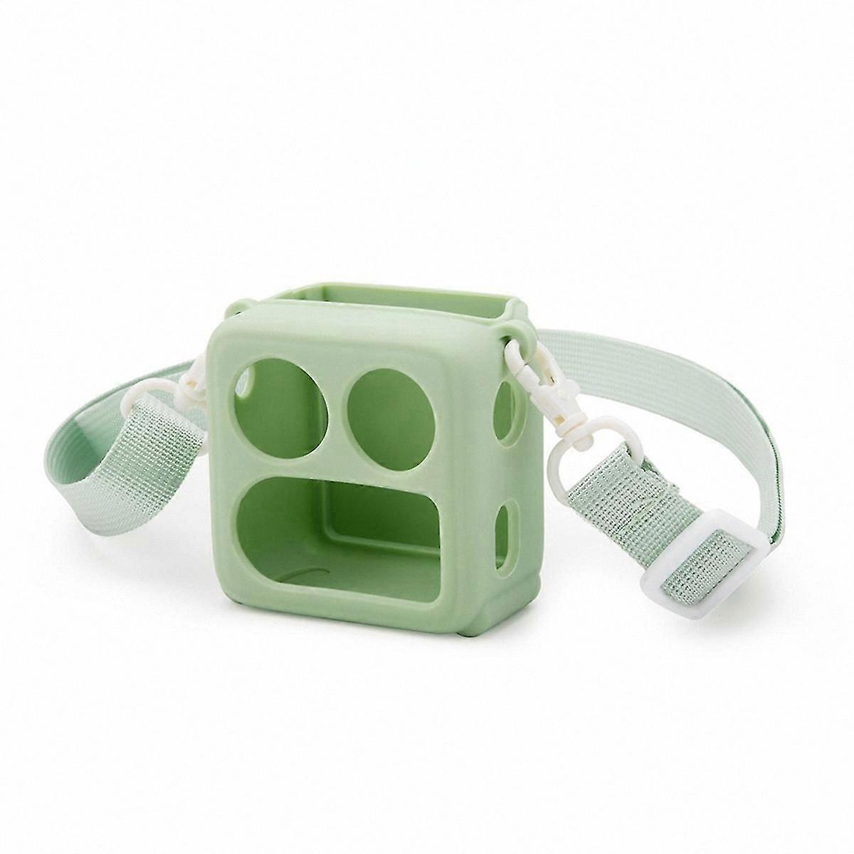 Silicone Protective Case for Yoto Mini (2024), Portable Travel Bag with Adjustable Strap