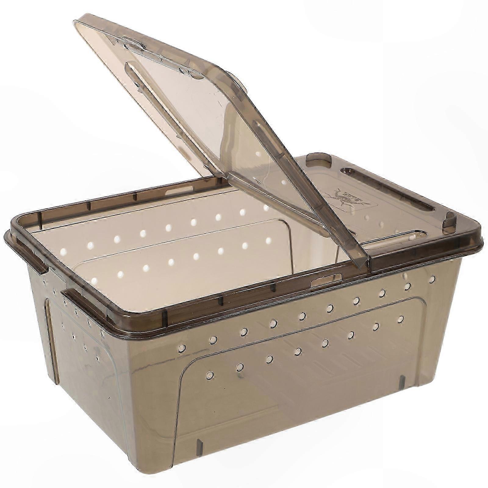 Reptile Habitat Kit with Platform and Food Storage 1 Set