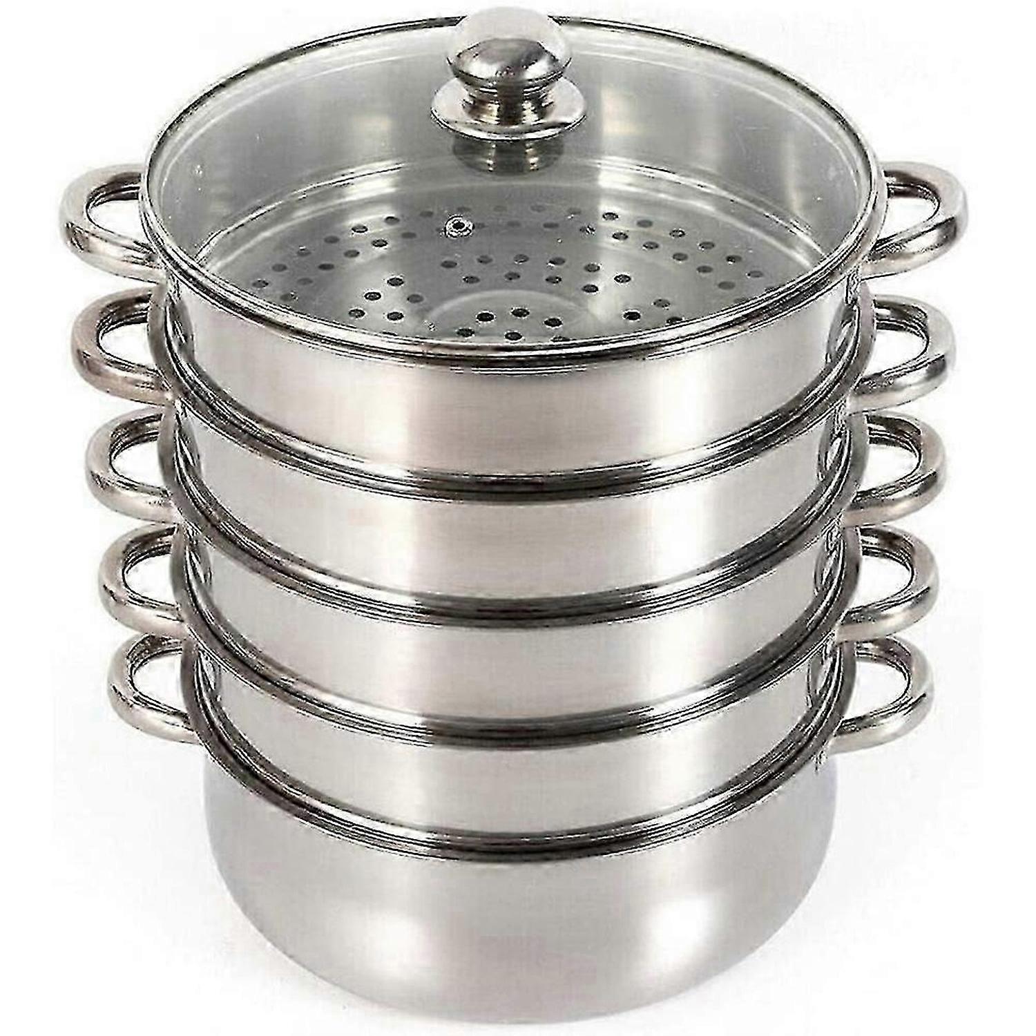 5-layer stainless steel handle pressure cooker set