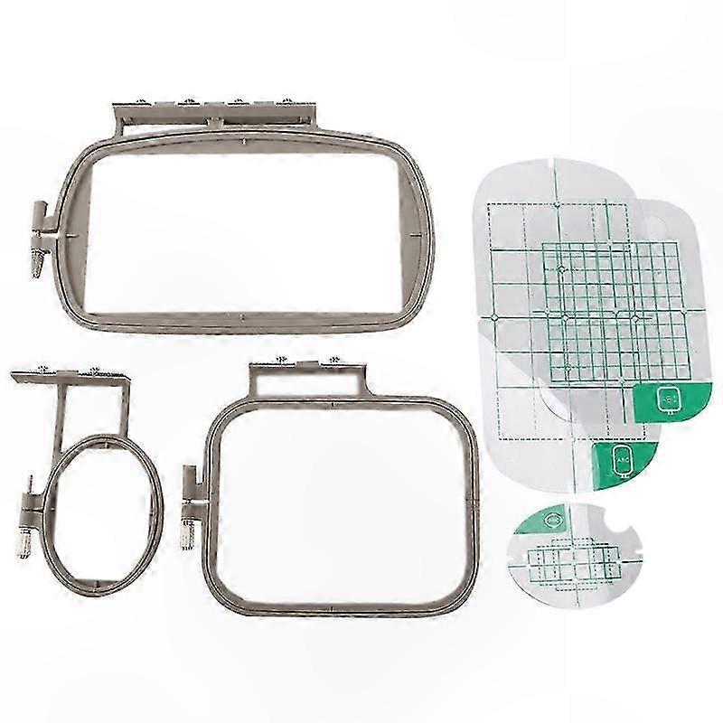 3-Pack Embroidery Hoop Frame Set for Multi-Function Use with Various Sewing Machines
