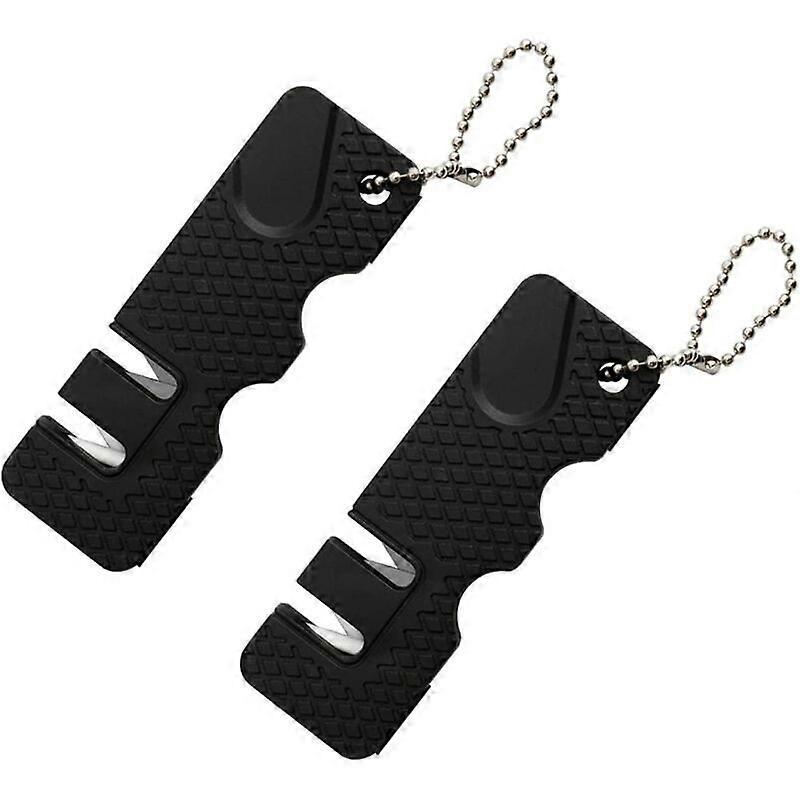 2 Pcs Mini Knife Sharpener Stone Knife Sharpener Tools Outdoor Kitchen