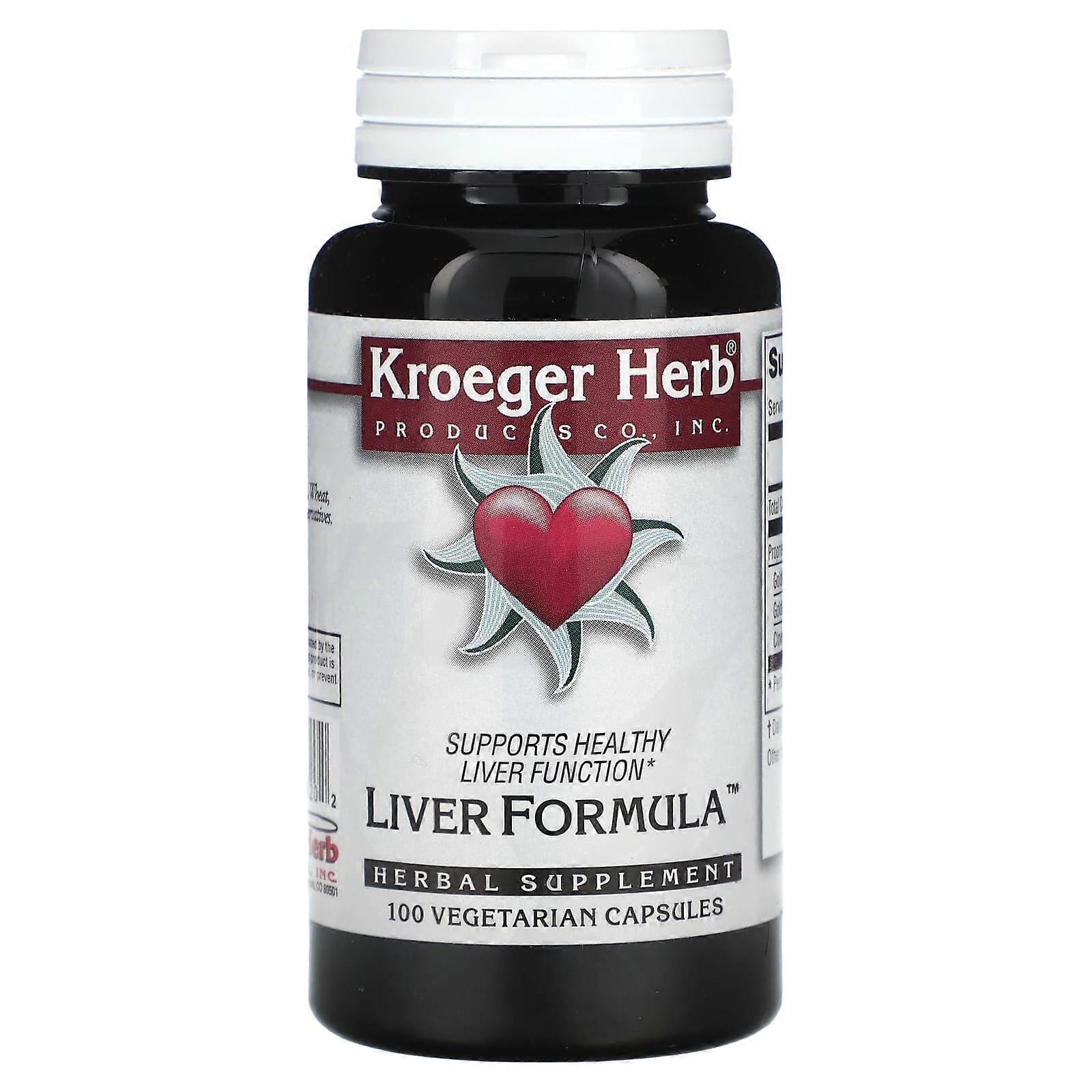 Liver Formula, 100 Vegetarian Capsules