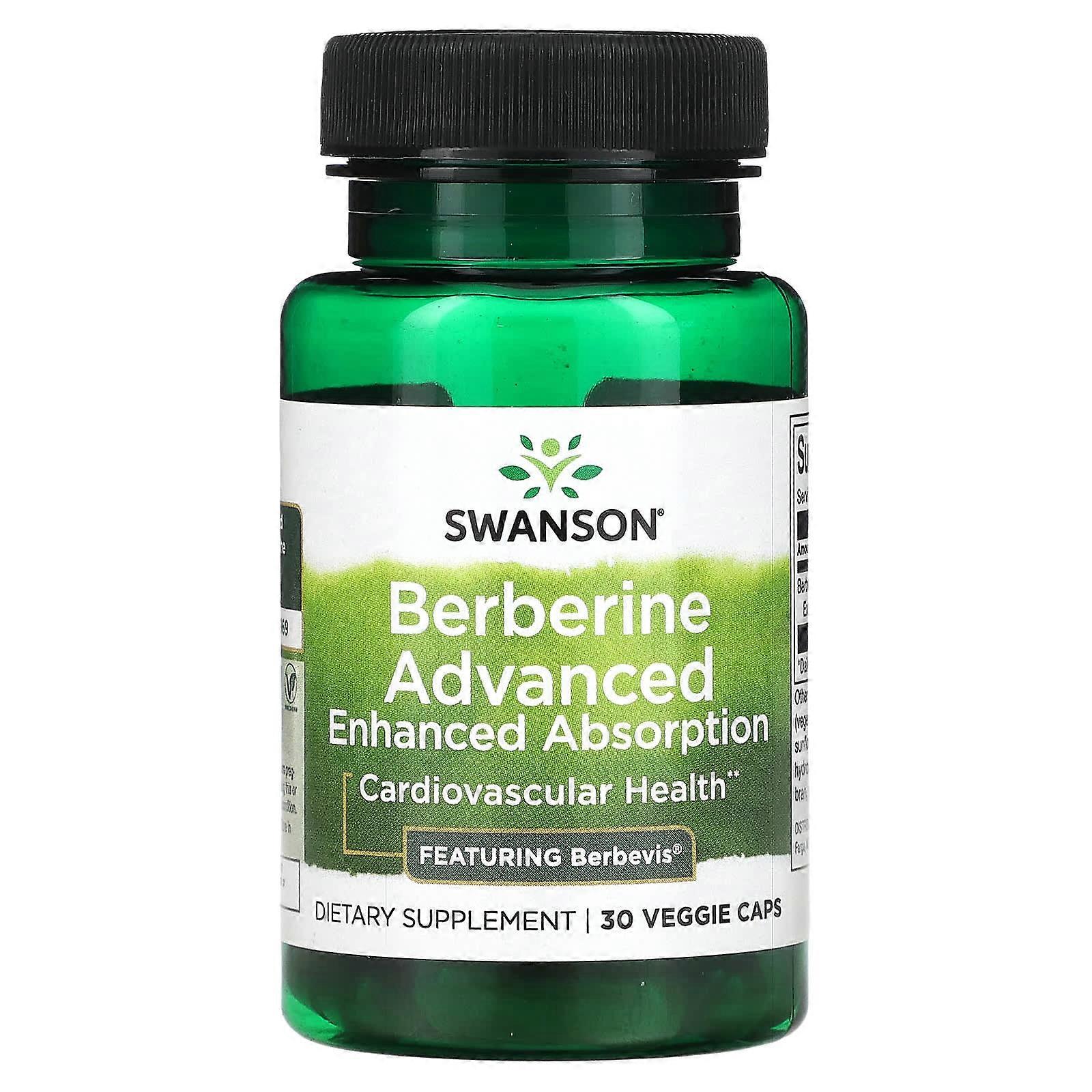 Berberine Advanced Enhanced Absorption, 30 Veggie Caps