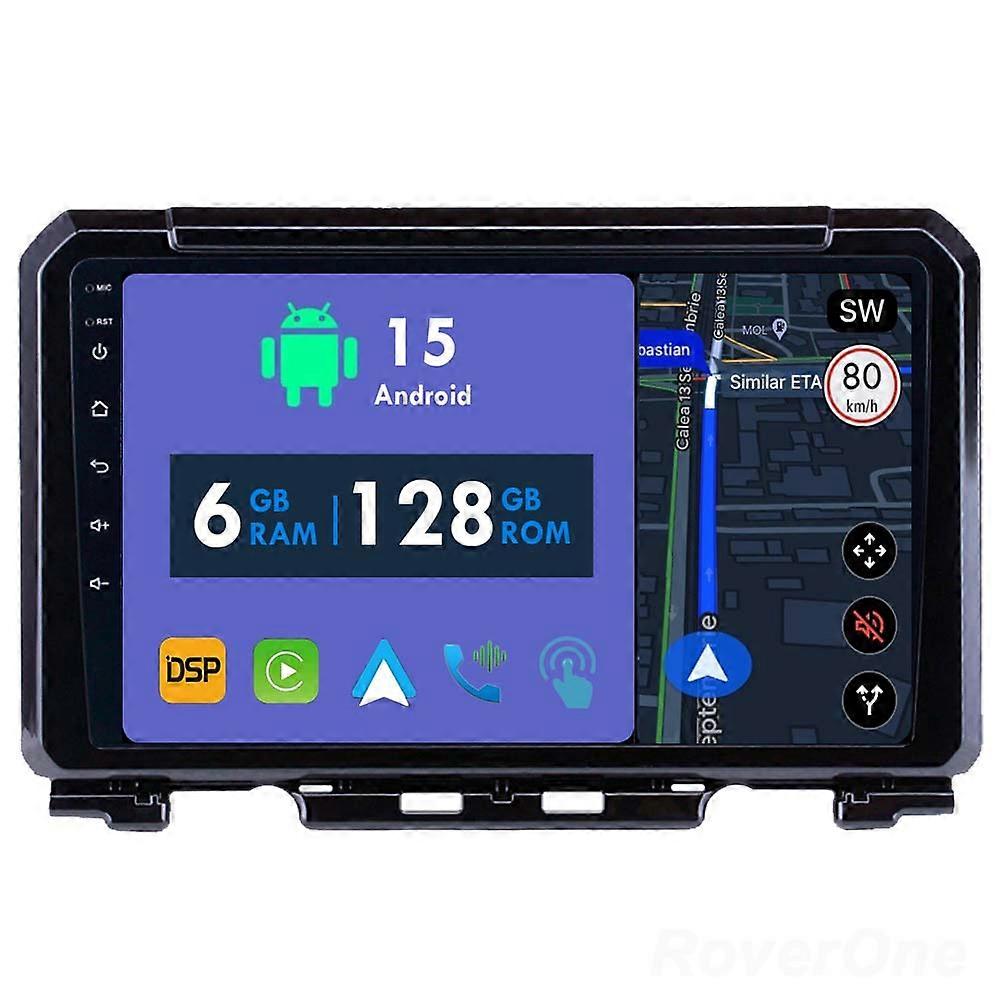 Car Radio 6G+128G CarPlay GPS Navigation Head Unit for Suzuki Jimny JB64 2018 - 2020 Android Auto Bluetooth Stereo Touch Screen