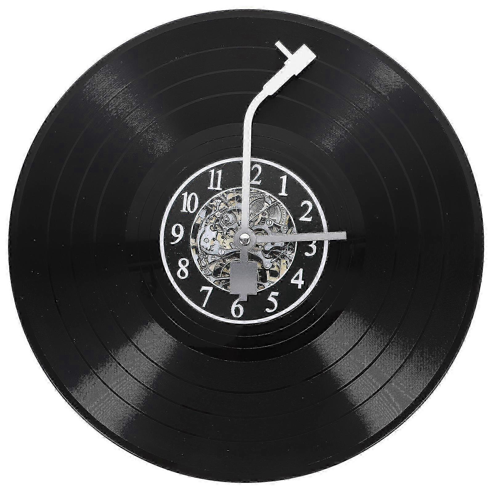 Vinyl Record Shape Wall Clock Wall Hanging Clock Decorative Wall Clock Home Decor Z