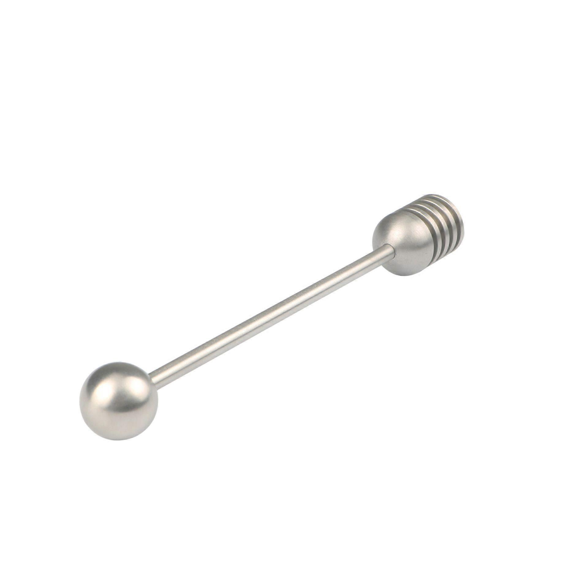 Honey and Syrup Dipper Stick Server Honey Spoon 304 Stainless Steel Wand for Honey Pot Jar Container