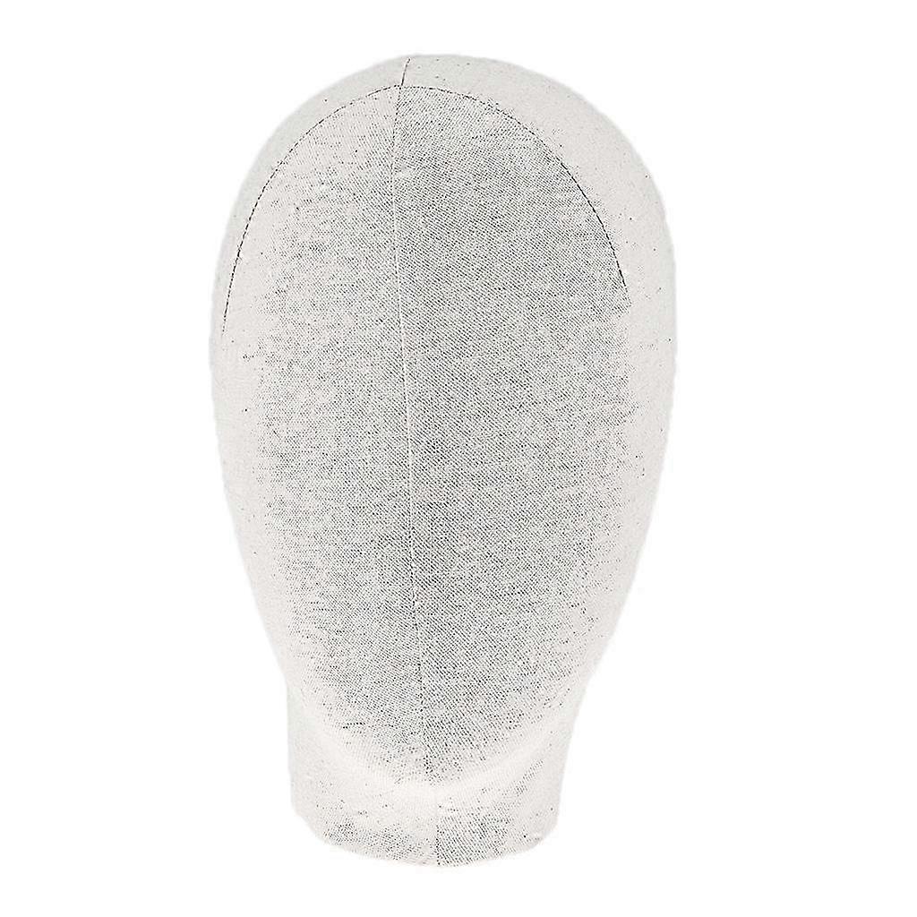 Model Head Decoration Head Head Head Made of Canvas s Hats for Display - Beige