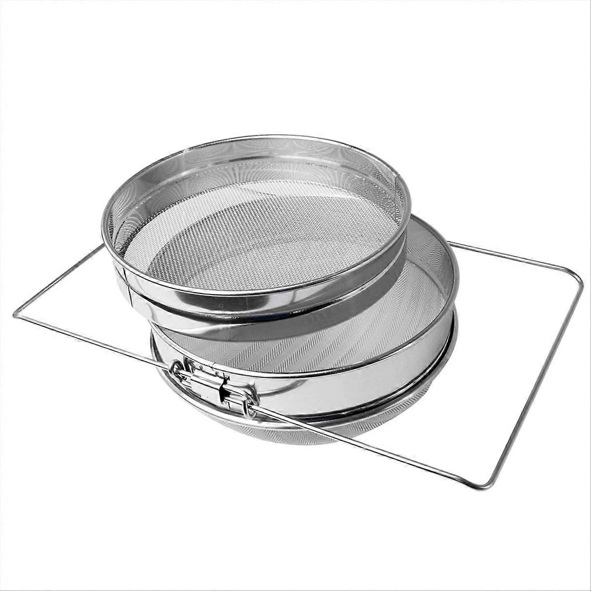 Double Sieve Honey Fragment Strainer for 5 Gallon Bucket Honey
