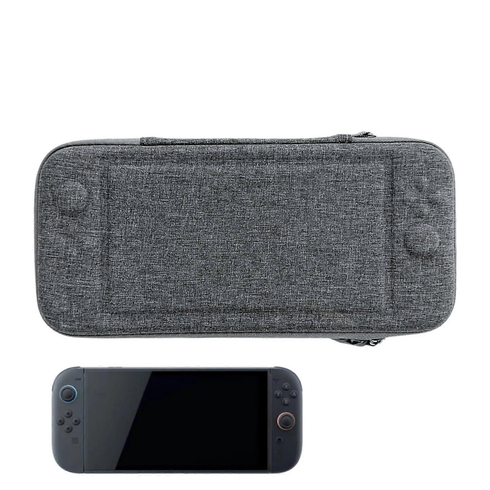 Handheld Game Console Case EVA Protective Cover Waterproof Lightweight Carry Bag Gray For Controller Screen Travel Case