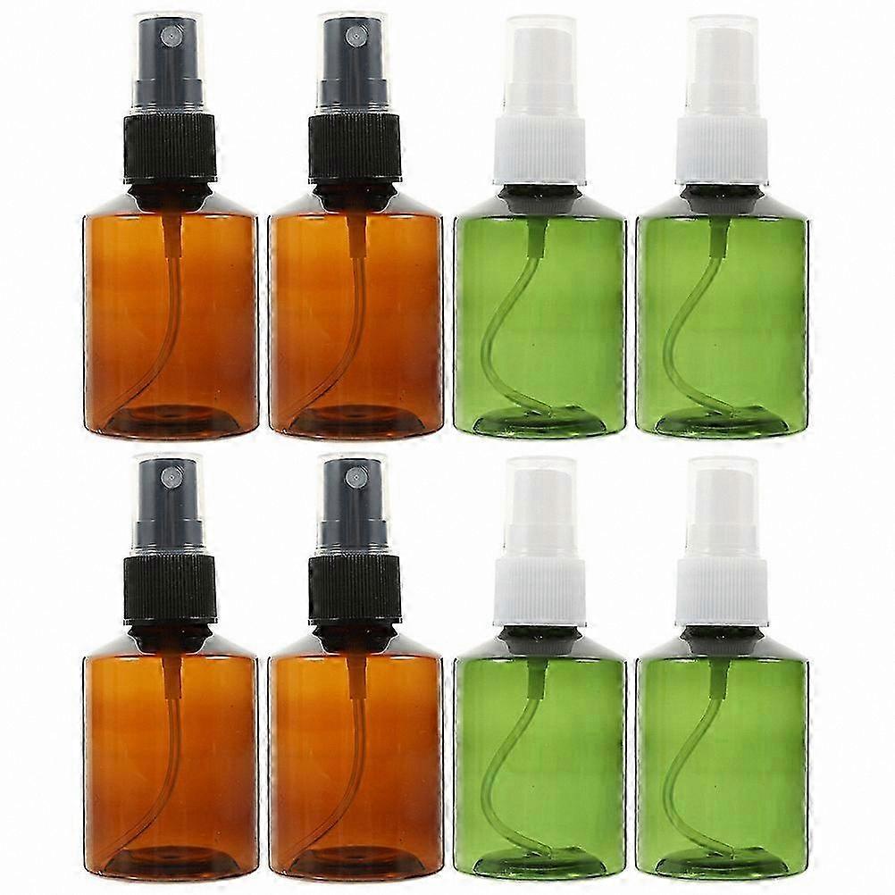 8-Pack Reusable Plastic Spray Bottles for Liquids, Portable and Durable Empty Refillable Bottles