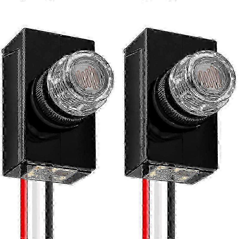 Photoelectric Switch Sensor for Outdoor Hard-Wired Applications, Dusk to Dawn Automatic Detection
