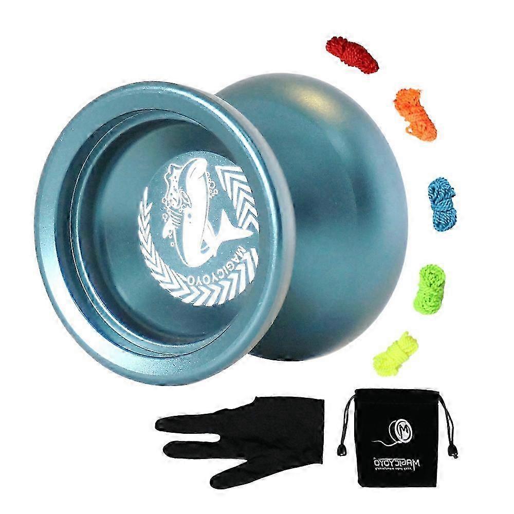 Magicyoyo N12 Shark Honor Yoyo Unresponsive Professional Yoyo ,blue banx2