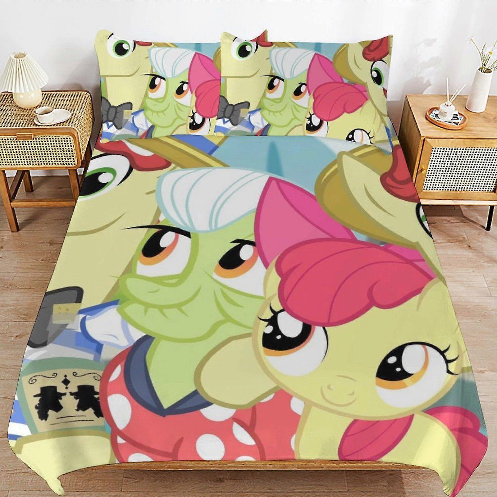 E508 My Little PonyFriendship is Magic Light Feel Soft Touch Consistent Fabric Smooth Sleep Layer Duvet Cover Sets Comfort Kit F508