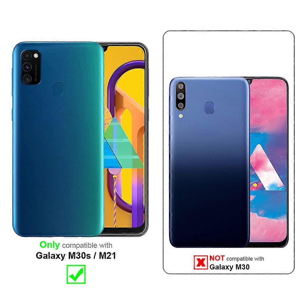 Θήκη Samsung Galaxy M21 / M30s - Προστατευτική θήκη με υποδοχές κάρτας και λειτουργία βάσης