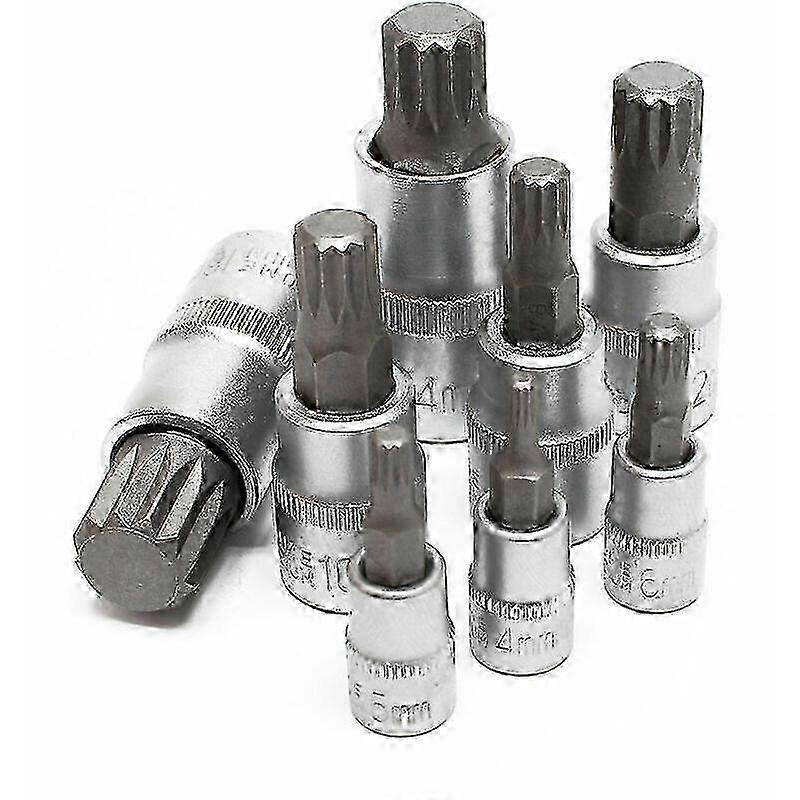 Multi Socket Set 8 pcs M4 - M16 Tools Hand Tools Wrench and Sockets Wrench Sockets and Bits