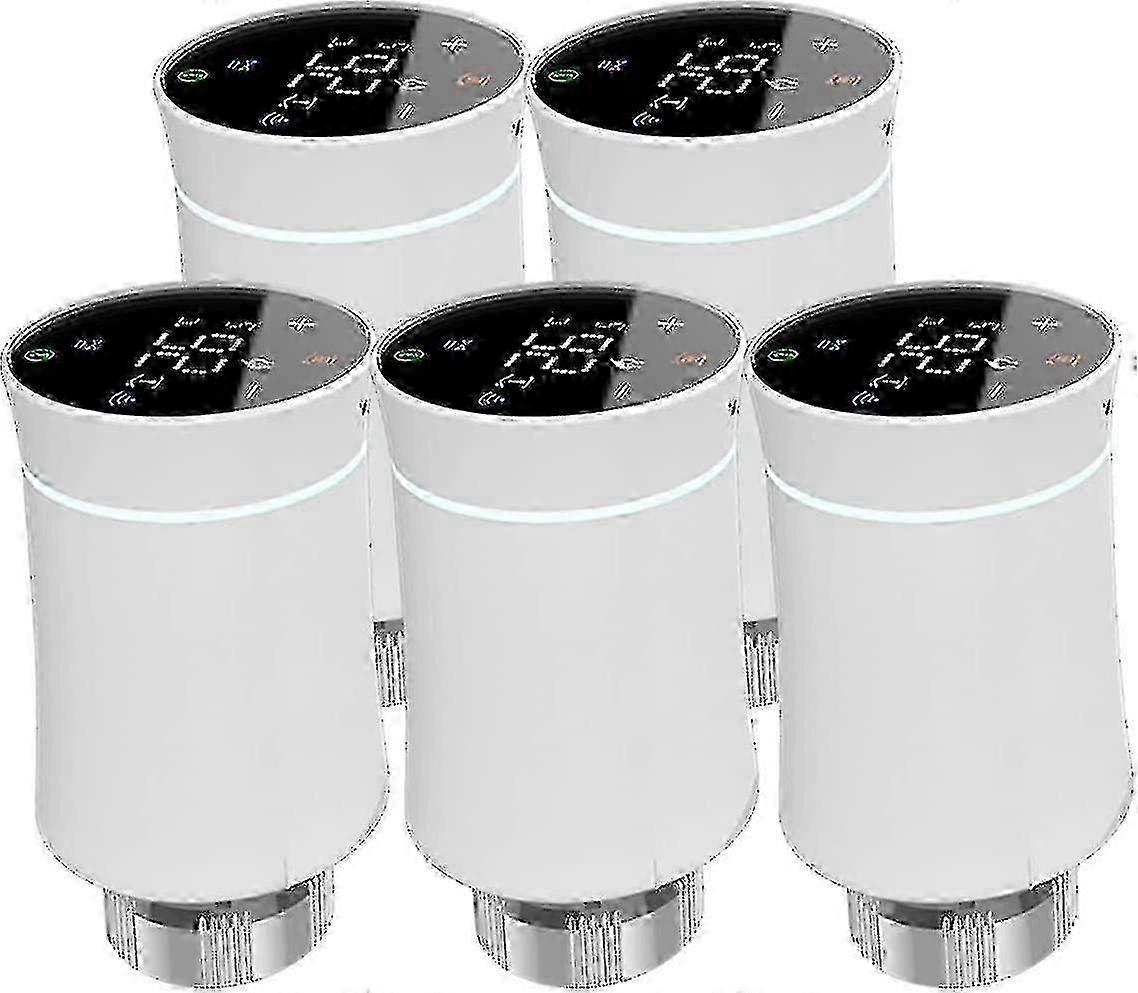 Radiator Actuator Valve, Tuya Zigbee3.0, Intelligent Programmable Thermostat, Temperature Heater, Trv, Alexa, Voice Control