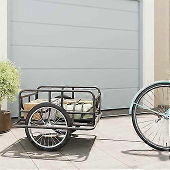Bicycle Trailer 130x73x48.5 cm Steel Black