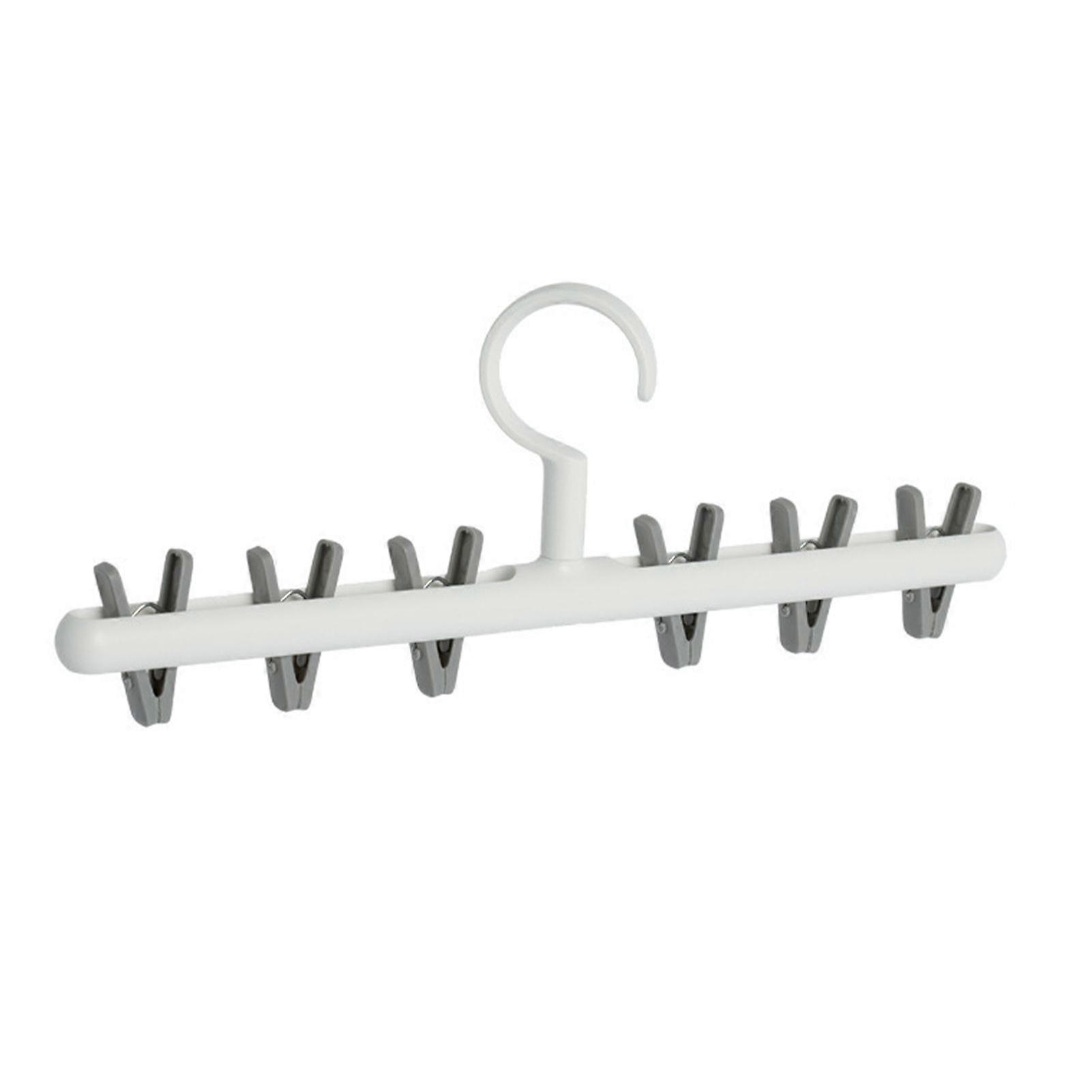 Jikaixiang Hat Hanger 6 Clips Space-saving PP Strong Hold Baseball Cap Organizer for Closet