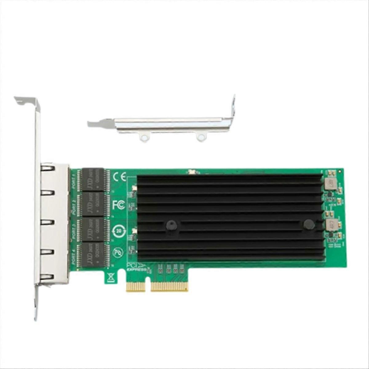 PCIe 4 Port 2.5G RJ45 Network Card I226 Chips PCI Express 100/1000M/2500Mbp Gigabit Ethernet Adapter